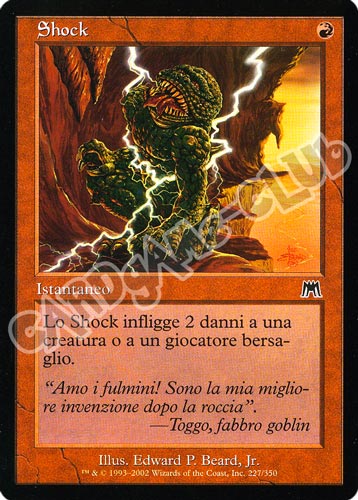 227 / 350 Shock comune (IT) -NEAR MINT-