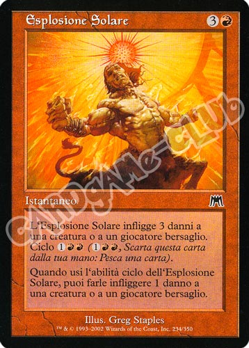 234 / 350 Esplosione Solare comune (IT) -NEAR MINT-