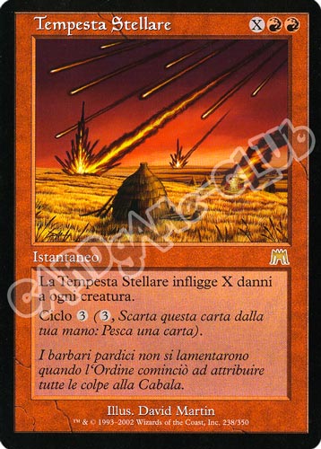 238 / 350 Tempesta Stellare rara (IT) -NEAR MINT-