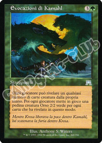 269 / 350 Evocazioni di Kamahl non comune (IT) -NEAR MINT-