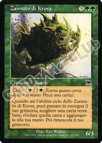 272 / 350 Zannuto di Krosa comune (IT) -NEAR MINT-