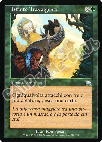 276 / 350 Istinto Travolgente non comune (IT) -NEAR MINT-