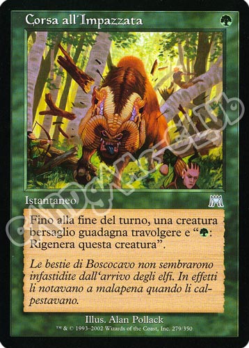 279 / 350 Corsa all'Impazzata non comune (IT) -NEAR MINT-