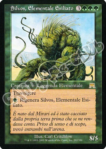 282 / 350 Silvos, Elementale Esiliato rara (IT) -NEAR MINT-