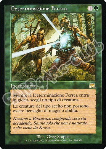 286 / 350 Determinazione Ferrea rara (IT) -NEAR MINT-