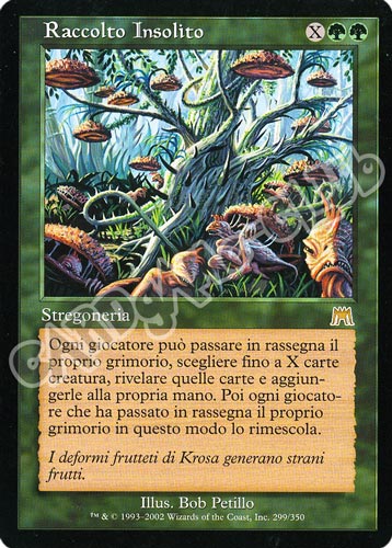 299 / 350 Raccolto Insolito rara (IT) -NEAR MINT-