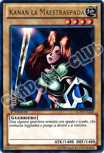 LCYW-IT228 Kanan la Maestraspada ultra rara 1a Edizione (IT) -NEAR MINT-