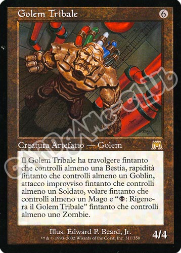 311 / 350 Golem Tribale rara (IT) -NEAR MINT-