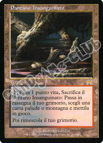 313 / 350 Pantano Insanguinato rara (IT) -NEAR MINT-