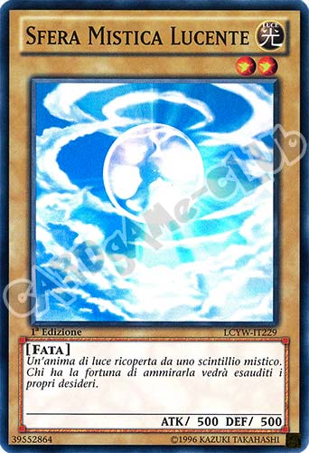 LCYW-IT229 Sfera Mistica Lucente super rara 1a Edizione (IT) -NEAR MINT-