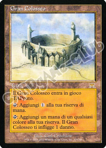 319 / 350 Gran Colosseo rara (IT) -NEAR MINT-