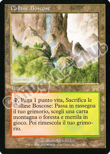 330 / 350 Colline Boscose rara (IT) -NEAR MINT-