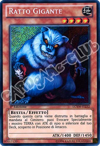 LCYW-IT232 Ratto Gigante rara segreta 1a Edizione (IT) -NEAR MINT-