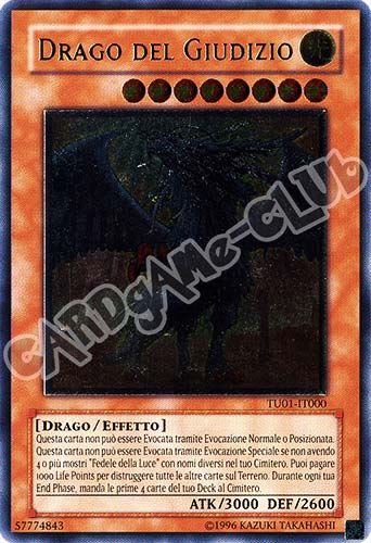 TU01-IT000 Drago del Giudizio rara ultimate (IT) -NEAR MINT-