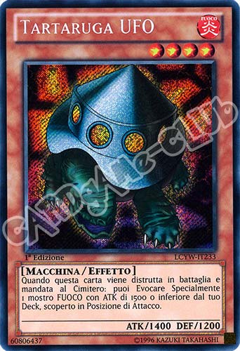 LCYW-IT233 Tartaruga UFO rara segreta 1a Edizione (IT) -NEAR MINT-