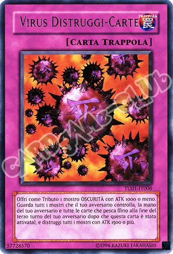 TU01-IT006 Virus Distruggi-Carte rara (IT) -NEAR MINT-