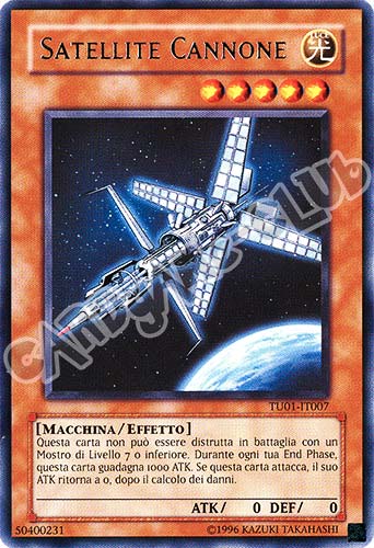 TU01-IT007 Satellite Cannone rara (IT) -NEAR MINT-