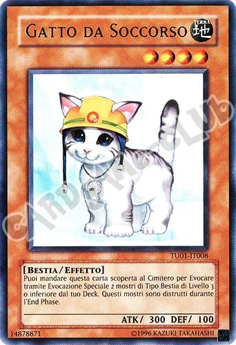 TU01-IT008 Gatto da Soccorso rara (IT) -NEAR MINT-