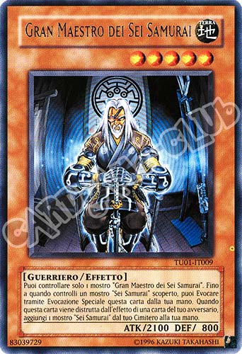 TU01-IT009 Gran Maestro dei Sei Samurai rara (IT)  -GOOD-