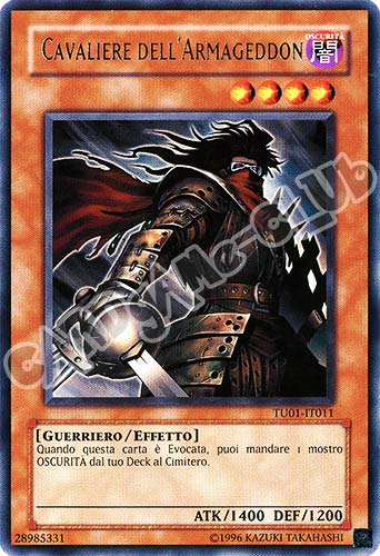 TU01-IT011 Cavaliere dell'Armageddon rara (IT) -NEAR MINT-