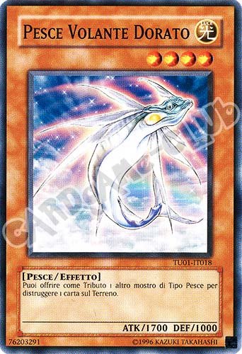TU01-IT018 Pesce Volante Dorato comune (IT) -NEAR MINT-