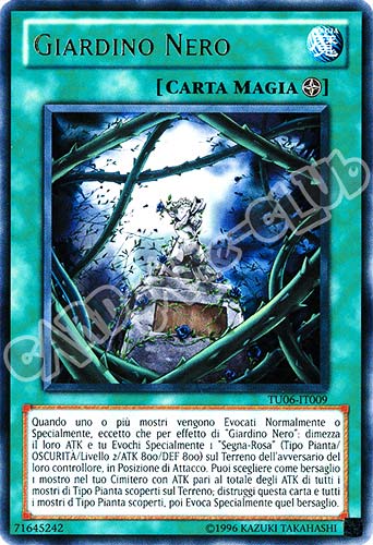 TU06-IT009 Giardino Nero rara (IT) -NEAR MINT-