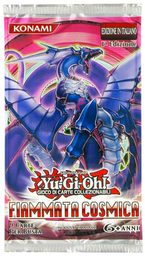 Fiammata Cosmica 1a edizione busta 9 carte