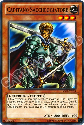 YS12-IT014 Capitano Saccheggiatore comune unlimited (IT) -NEAR MINT-