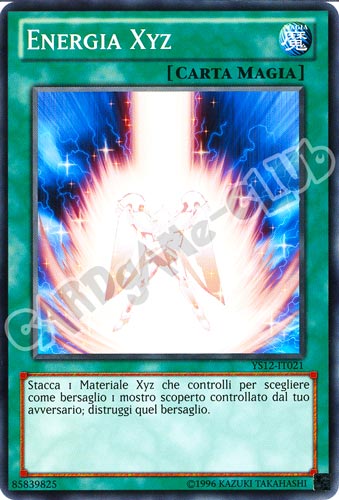 YS12-IT021 Energia Xyz comune unlimited (IT) -NEAR MINT-