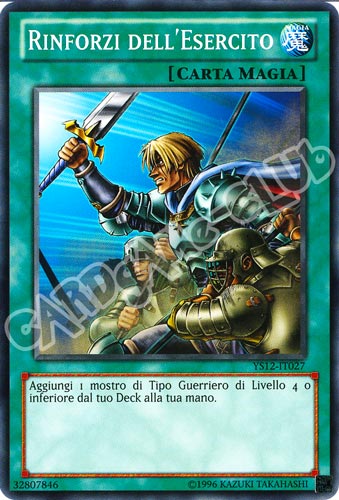 YS12-IT027 Rinforzi dell'Esercito comune unlimited (IT) -NEAR MINT-