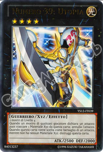 YS12-IT039 Numero 39: Utopia ultra rara unlimited (IT) -NEAR MINT-