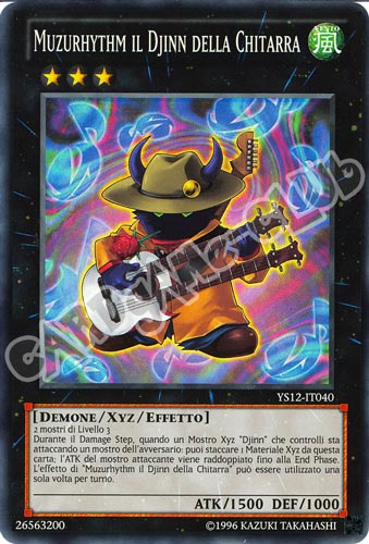 YS12-IT040 Muzurhythm il Djinn della Chitarra super rara unlimited (IT) -GOOD-