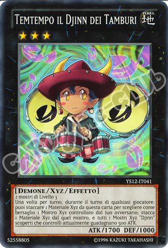 YS12-IT041 Temtempo il Djinn dei Tamburi super rara unlimited (IT) -NEAR MINT-
