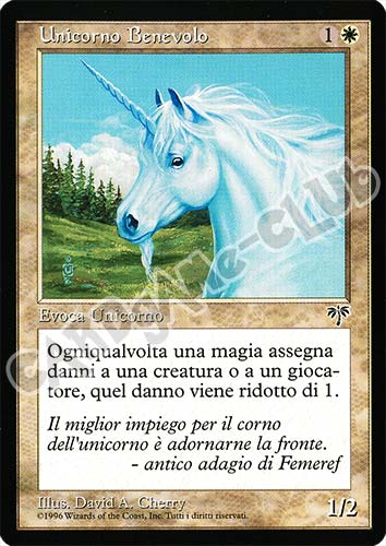 Unicorno Benevolo comune (IT) -NEAR MINT-