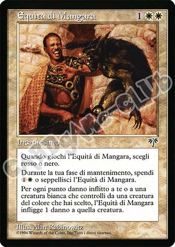 Equita' di Mangara non comune (IT) -NEAR MINT-