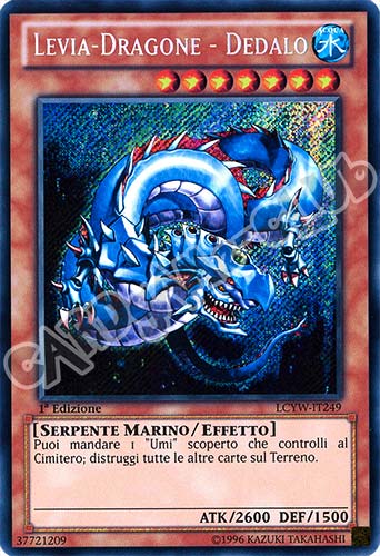 LCYW-IT249 Levia-Dragone-Dedalo rara segreta 1a Edizione (IT) -NEAR MINT-