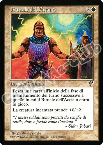 Rituale dell'Acciaio comune (IT) -NEAR MINT-