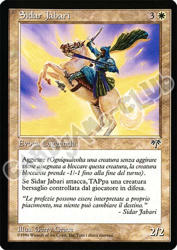 Sidar Jabari rara (IT) -NEAR MINT-