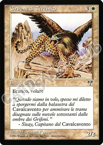 Grifone di Teremko comune (IT) -NEAR MINT-