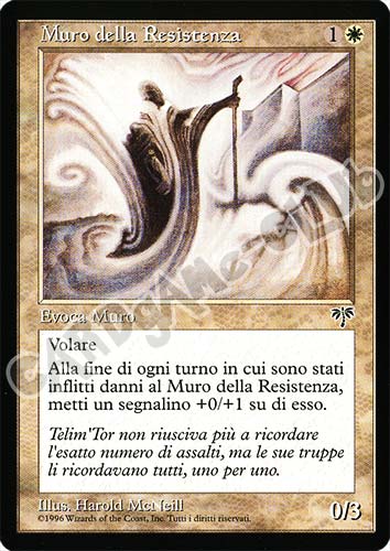 Muro della Resistenza comune (IT) -NEAR MINT-