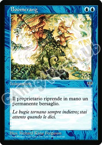 Boomerang comune (IT) -NEAR MINT-
