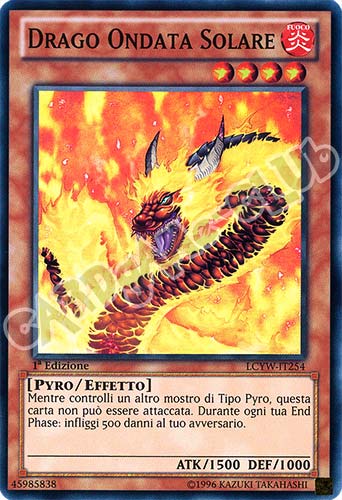 LCYW-IT254 Drago Ondata Solare super rara 1a Edizione (IT) -NEAR MINT-
