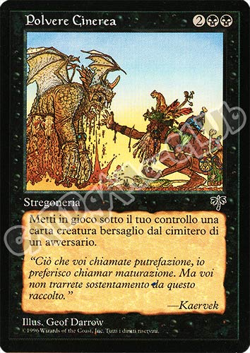 Polvere Cinerea rara (IT) -NEAR MINT-