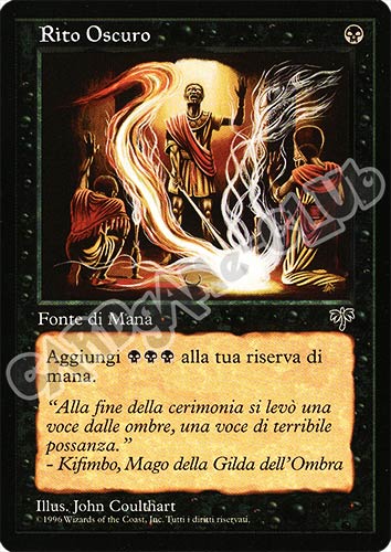 Rito Oscuro comune (IT) -NEAR MINT-