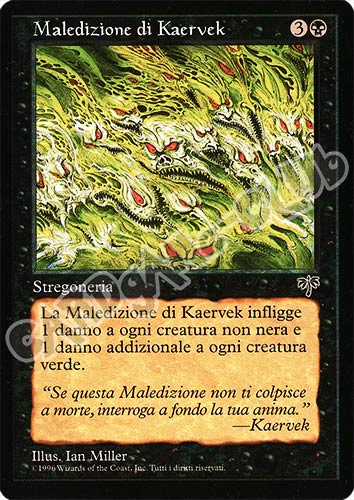Maledizione di Kaervek non comune (IT) -NEAR MINT-