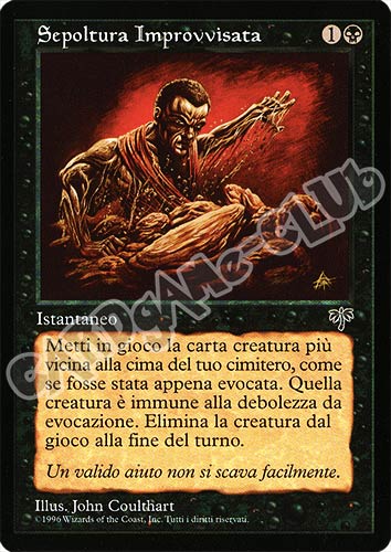 Sepoltura Improvvisata rara (IT) -NEAR MINT-