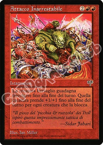 Attacco Inarrestabile rara (IT) -NEAR MINT-
