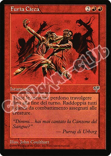 Furia Cieca non comune (IT) -NEAR MINT-