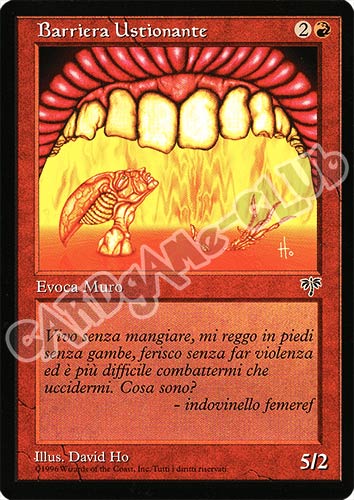 Barriera Ustionante comune (IT) -NEAR MINT-