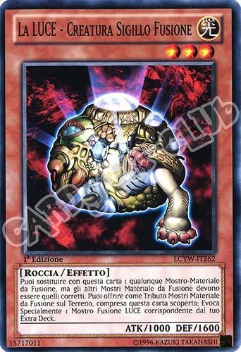 LCYW-IT262 La Luce-Creatura Sigillo Fusione comune 1a Edizione (IT) -NEAR MINT-